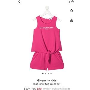 Givenchy kids two-piece set